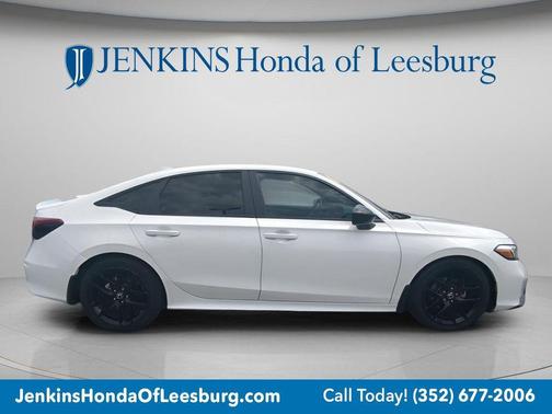 Platinum White Pearl 2025 Honda Civic Sport