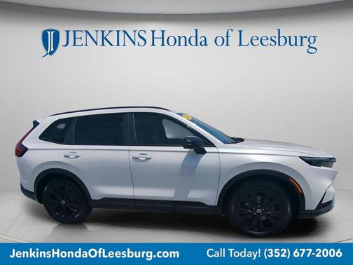 Platinum White Pearl 2026 Honda CR-V Hybrid Sport Touring