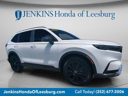 Platinum White Pearl 2026 Honda CR-V Hybrid Sport Touring