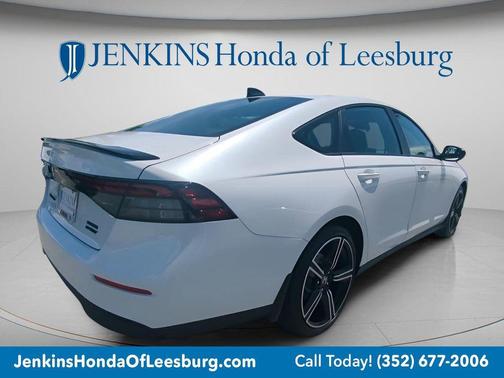 Platinum White Pearl 2026 Honda Accord Hybrid Sport
