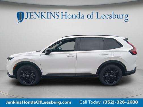 Platinum White Pearl 2026 Honda CR-V Hybrid Sport Touring
