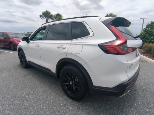 Platinum White 2025 Honda CR-V Hybrid Sport