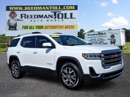 Summit White 2023 GMC Acadia SLE
