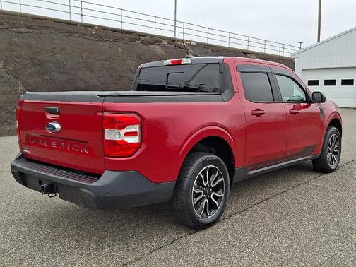 Red Metallic 2022 Ford Maverick Lariat