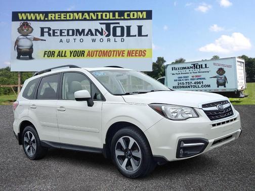 Crystal White Pearl 2018 Subaru Forester 2.5i Premium