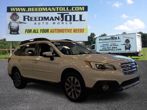 Crystal White Pearl 2015 Subaru Outback 3.6R Limited