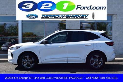 Oxford White 2023 Ford Escape ST-Line