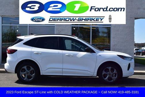 Oxford White 2023 Ford Escape ST-Line