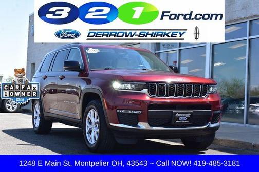 Velvet Red Pearlcoat 2022 Jeep Grand Cherokee L Limited