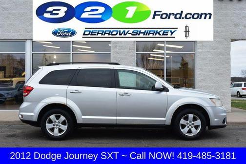 Bright Silver Clearcoat Metallic 2012 Dodge Journey SXT
