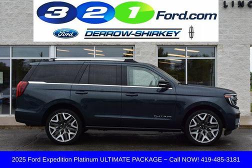 Blue Metallic 2025 Ford Expedition Platinum