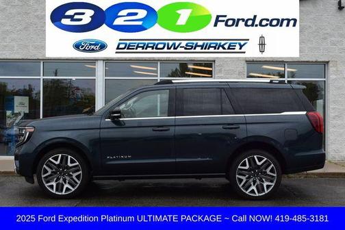 Blue Metallic 2025 Ford Expedition Platinum