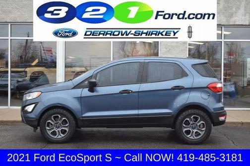 Blue Metallic 2021 Ford EcoSport S