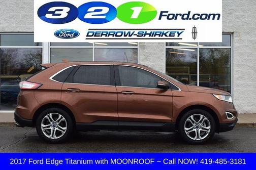 Canyon Ridge Metallic 2017 Ford Edge Titanium