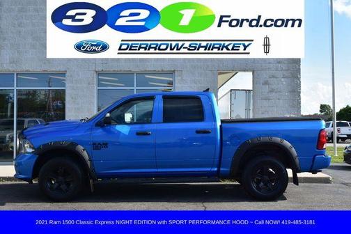 Hydro Blue Pearlcoat 2021 RAM 1500 Classic Tradesman