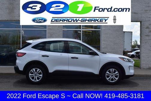 Oxford White 2022 Ford Escape S