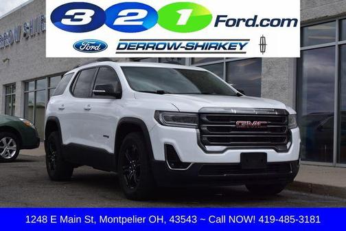 Summit White 2020 GMC Acadia AT4