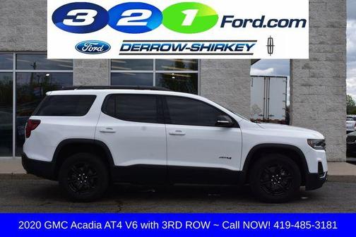 Summit White 2020 GMC Acadia AT4