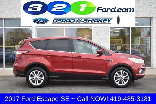 Ruby Red Metallic 2017 Ford Escape SE