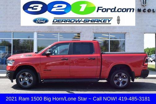 Flame Red Clearcoat 2021 RAM 1500 Big Horn