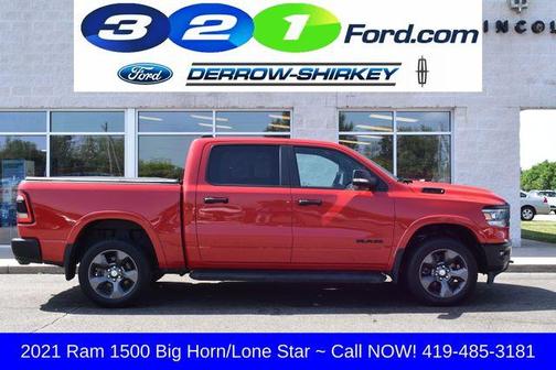 Flame Red Clearcoat 2021 RAM 1500 Big Horn