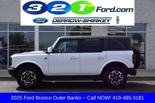 Oxford White 2025 Ford Bronco Outer Banks