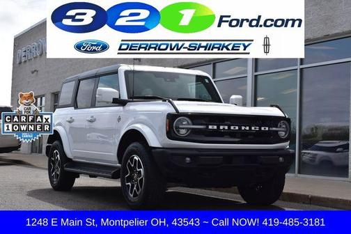 Oxford White 2025 Ford Bronco Outer Banks