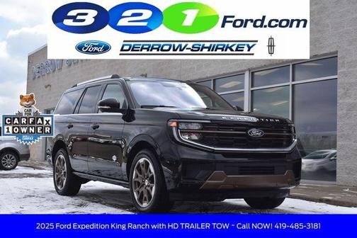 Black Metallic 2025 Ford Expedition King Ranch