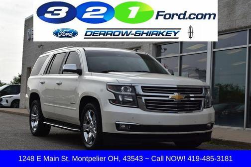 White Diamond Clearcoat 2015 Chevrolet Tahoe LTZ