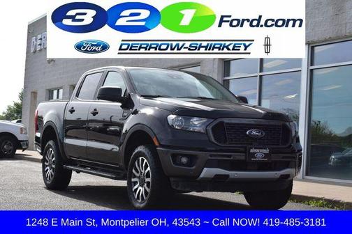 Shadow Black 2021 Ford Ranger XLT