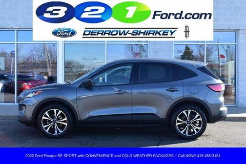 Carbonized Gray Metallic 2022 Ford Escape SE