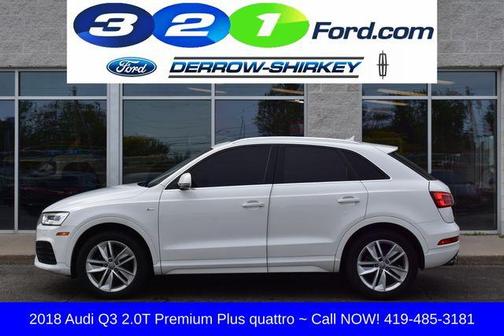 Cortina White 2018 Audi Q3 2.0T Premium Plus
