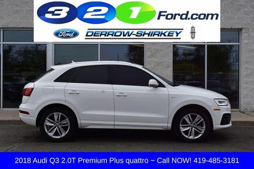 Cortina White 2018 Audi Q3 2.0T Premium Plus