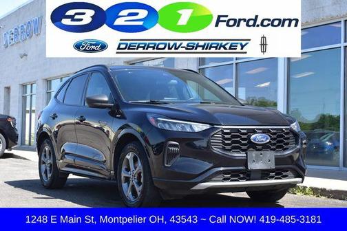 Agate Black Metallic 2023 Ford Escape ST-Line