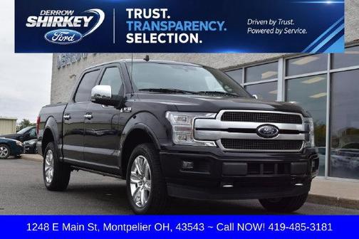 Agate Black Metallic 2020 Ford F-150 Platinum