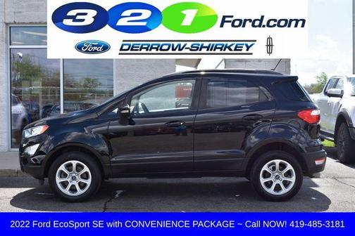 Shadow Black 2022 Ford EcoSport SE