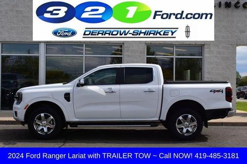 White 2024 Ford Ranger Lariat