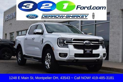 White 2024 Ford Ranger Lariat