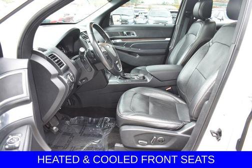 White Platinum Clearcoat Metallic 2017 Ford Explorer Limited