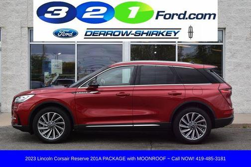 Red Carpet Metallic Tinted Clearcoat 2023 Lincoln Corsair Reserve