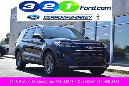 Agate Black Metallic 2026 Ford Explorer Active