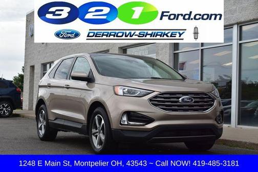 Desert Gold Metallic 2021 Ford Edge SEL