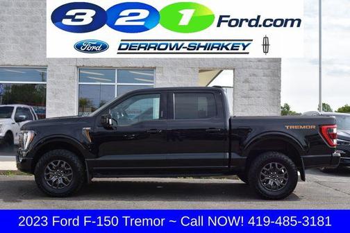 Agate Black Metallic 2023 Ford F-150 Tremor