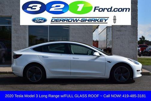 Pearl White Multi 2020 Tesla Model 3 Long Range