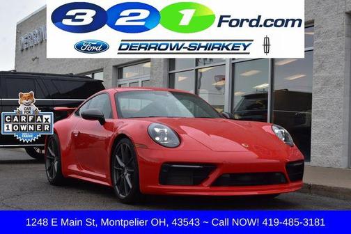 Red 2024 Porsche 911 Carrera T