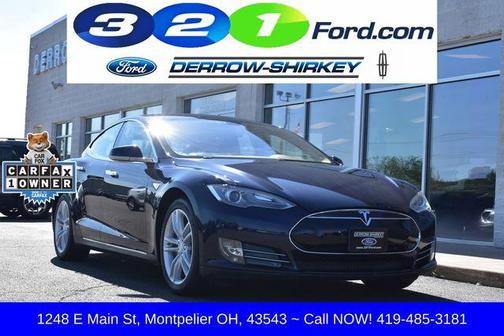Blue 2014 Tesla Model S