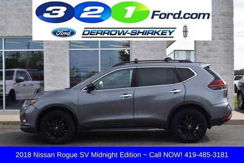 Gun Metallic 2018 Nissan Rogue SV