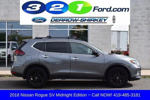 Gun Metallic 2018 Nissan Rogue SV