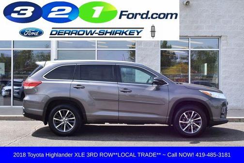 Predawn Gray Mica 2018 Toyota Highlander XLE