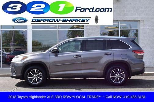 Predawn Gray Mica 2018 Toyota Highlander XLE